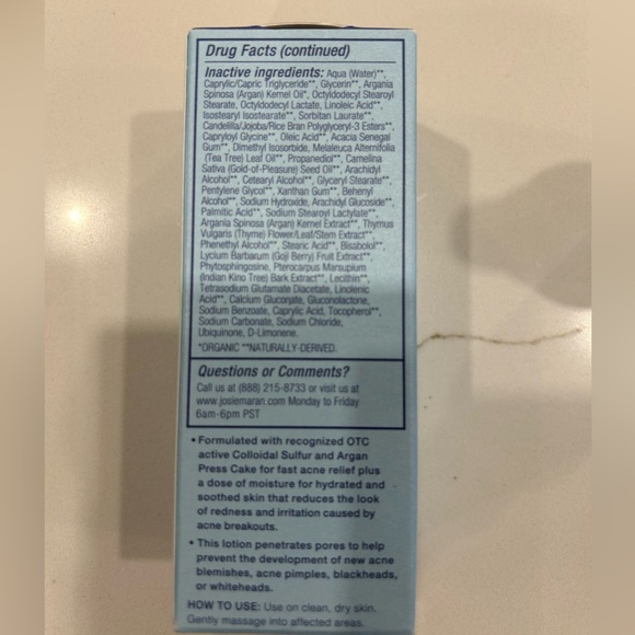 Josie Maran- Argan Apothecary- Daily Response Calming Treatment Lotion NIB - Picture 4 of 7